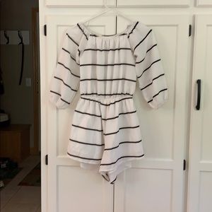 Striped romper